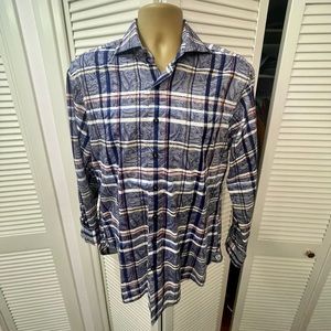 Hammermade Italian fabric casual button down